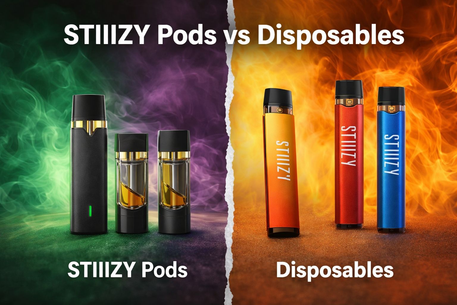 stiiizy pods vs disposables